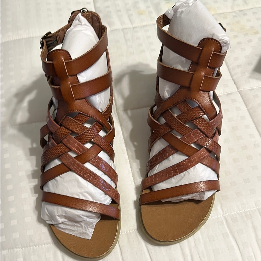 Blowfish Brown Gladiator Sandals
